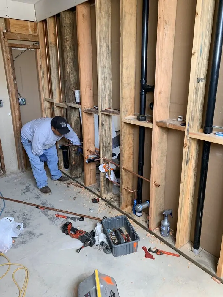 Commercial rough-in plumbing for Gas Line Repair in Minooka